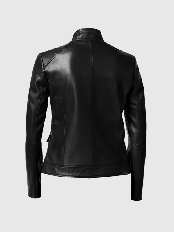 Womens Rider Black Leather Jacket