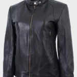 Black Leather Motorcycle Jacket