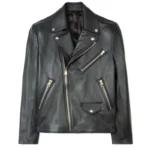 Men’s Knapp Leather Biker Jacket