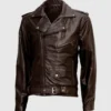 Brown Leather Motorcycle Jacket