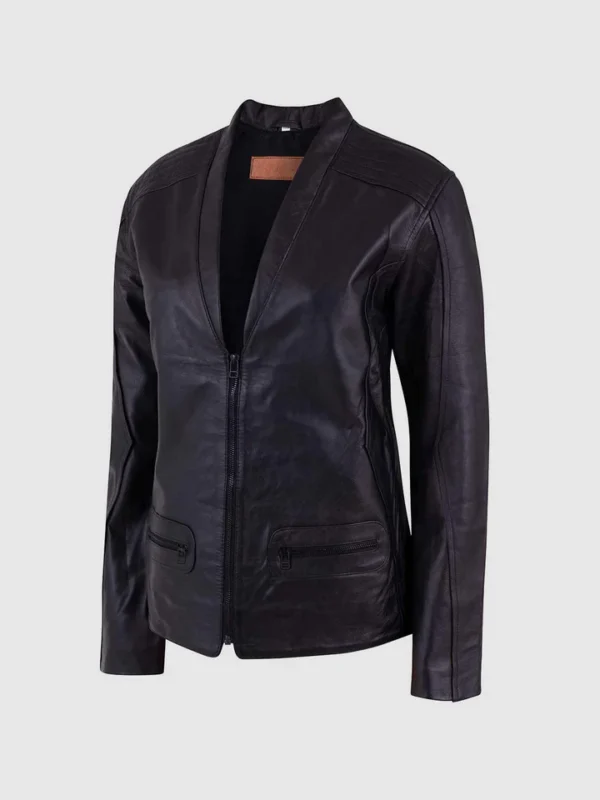Soft Black Womens Leather Jacket