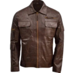 Brown Sheep Leather Jacket