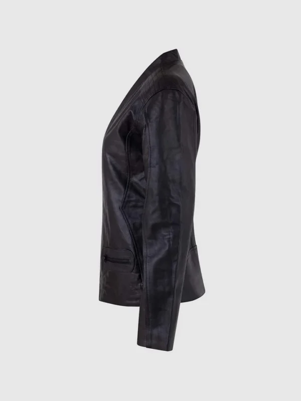 Soft Black Womens Leather Jacket