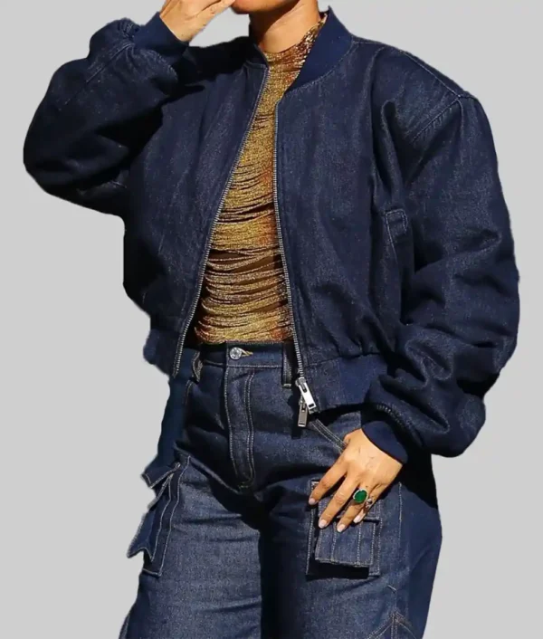 Alicia Keys casual denim style