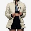 Womens Azaria Cream Puffer Jacket – Insulated Warmth