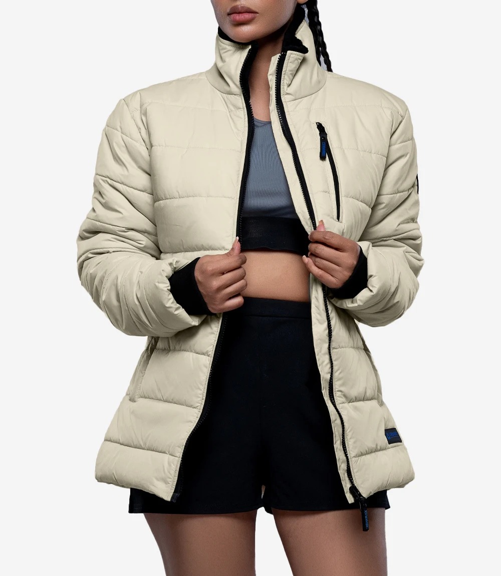 Cream Puffer Jacket