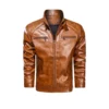 Mens Brown Diamond Pattern Jacket