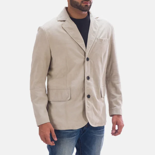 Classic suede blazer