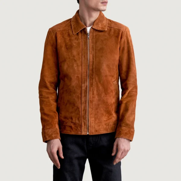 Classic suede jacket