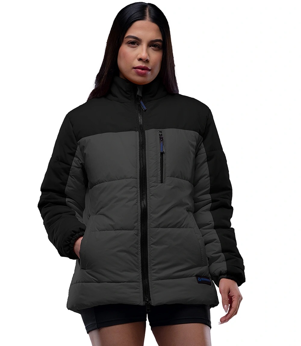 Gray Puffer Jacket