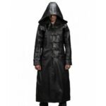 Jaxion Steampunk Leather Duster Coat