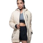Julia Cream Lightweight Puffer Jacket for Women