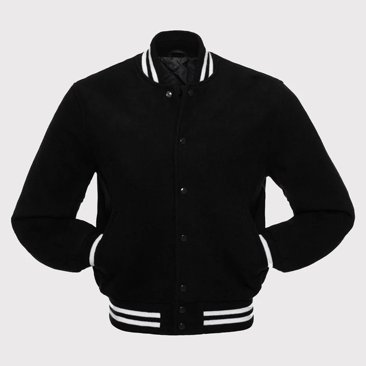 Black Fleece Varsity Jacket