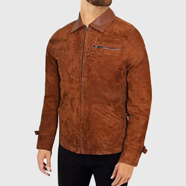 Men's Classic Suede Leather Jacket