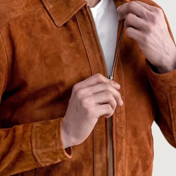 Men’s Inferno suede coat