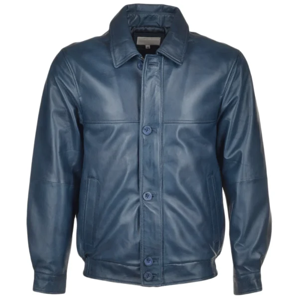 teal leather jackets