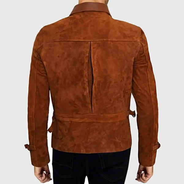 Men’s Vintage Brown Suede Jacket