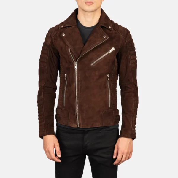 Men’s mocha suede jacket