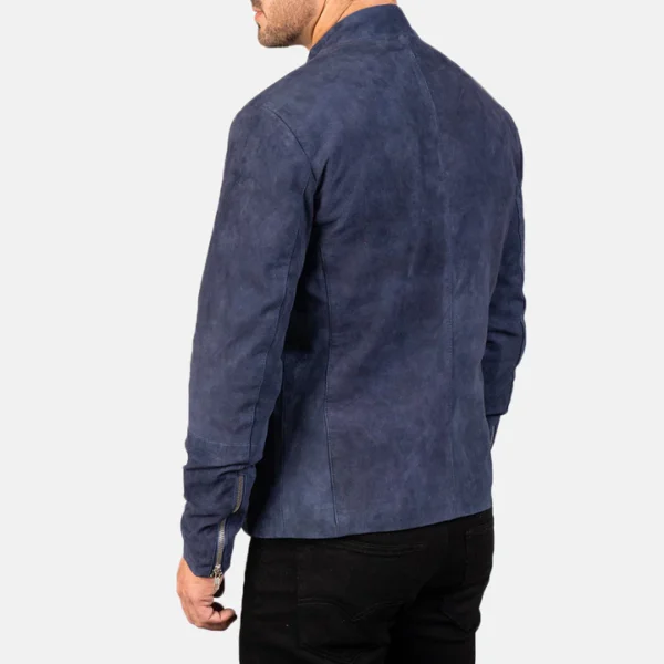 Men’s suede motorcycle jacket