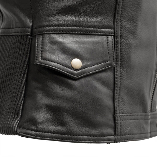 Lolita Women's Motorcycle Leather Vest