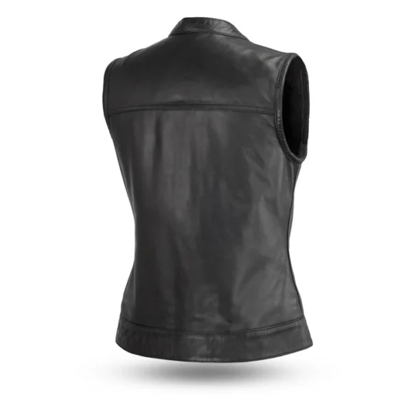 Women's Motorcycle Leather Vest