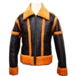 Women Shearling Rancher Leather Jacket