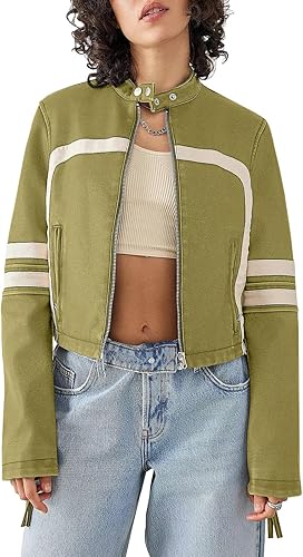 Womens Faux Leather Jackets
