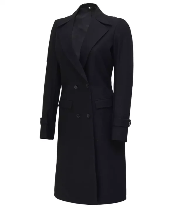 Stephany Women’s Black Wool Coat