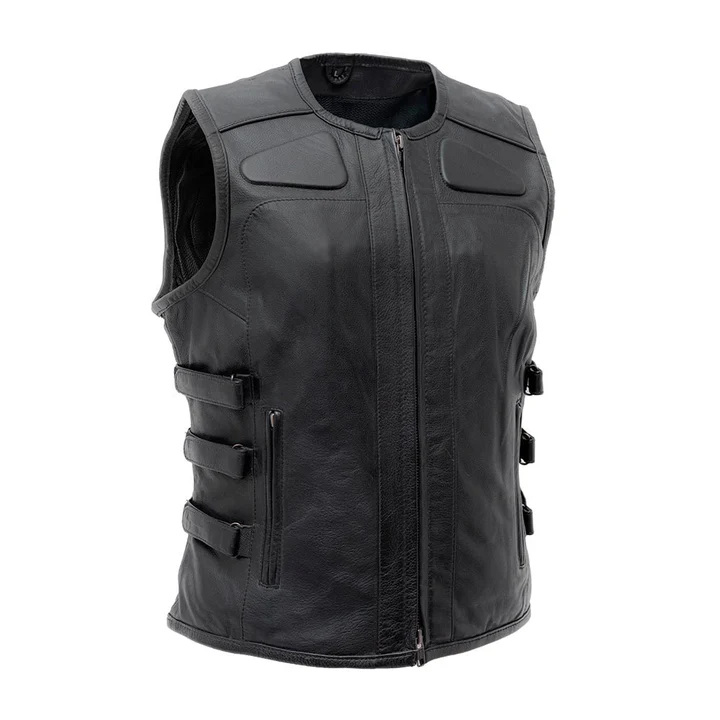 Women's Motorcycle Vest Leather