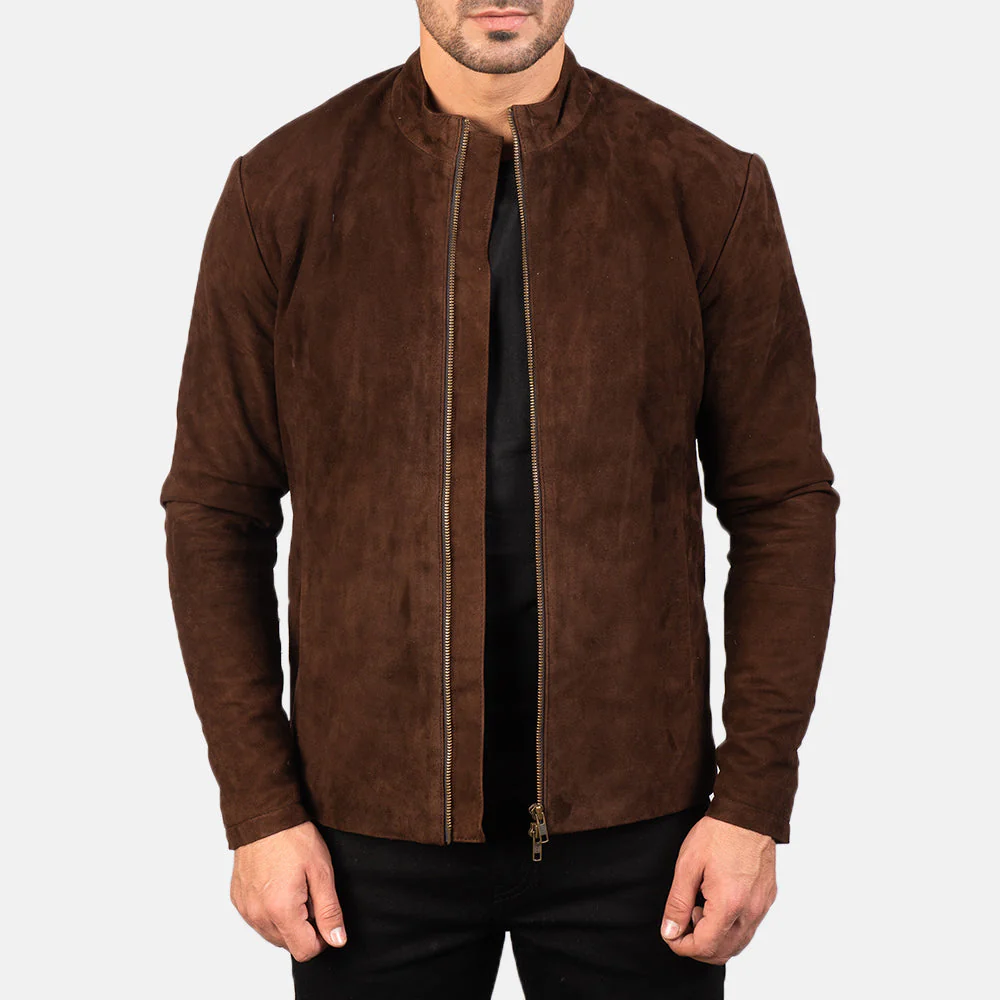 Suede Biker Jacket