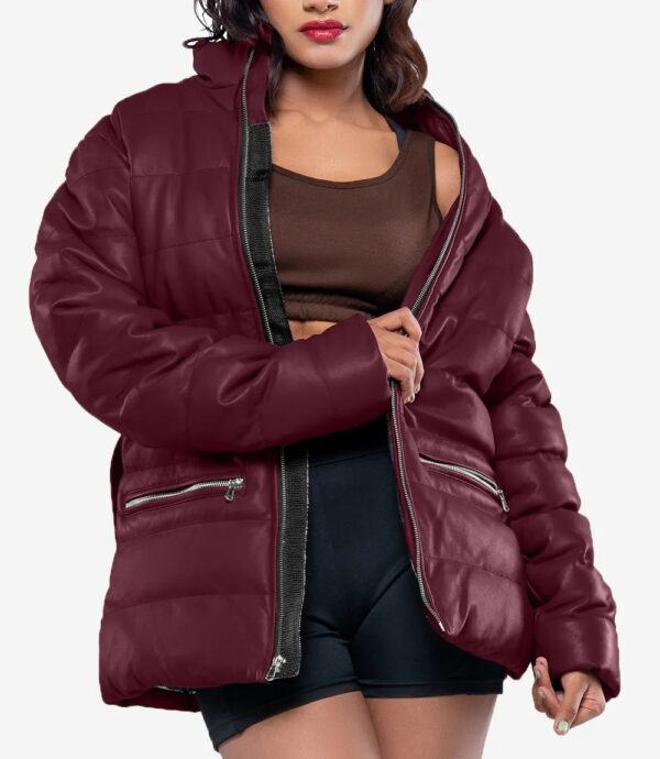 Stylish puffer with duck down