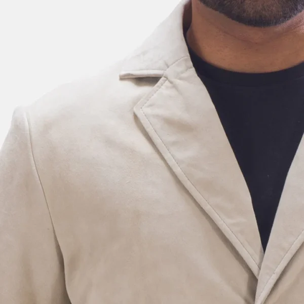 Stylish suede blazer for men