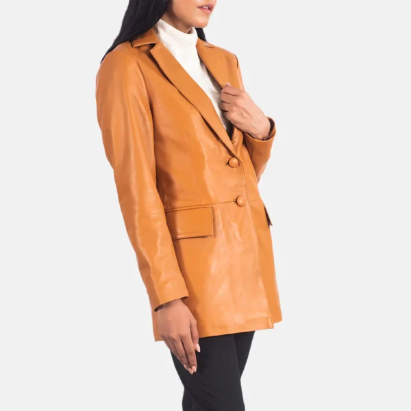 Stylish tan brown blazer