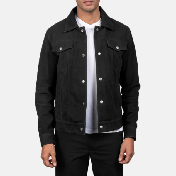 Suede Trucker Jacket