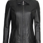 Marsha Classic Leather Car Coat