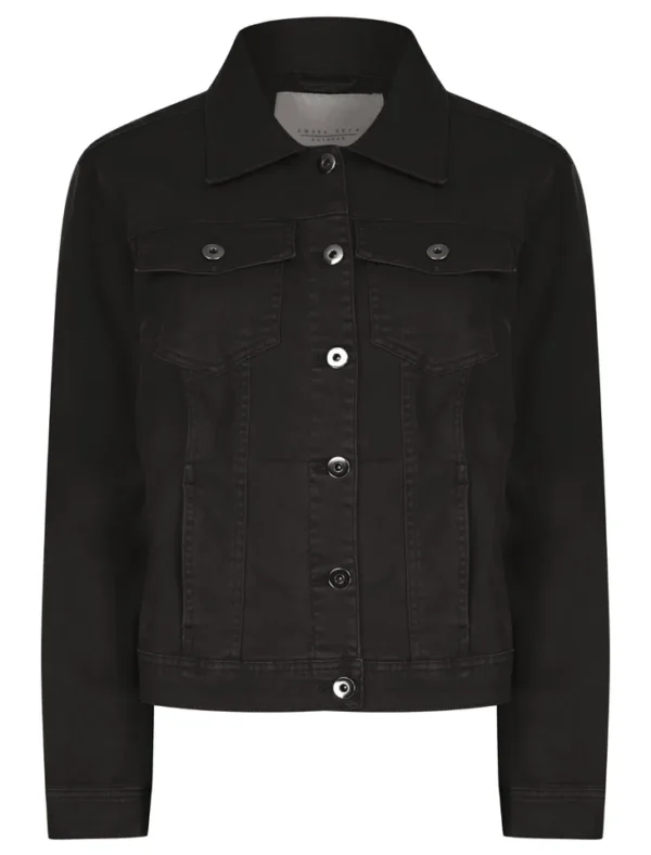 Black Denim Jacket Womens