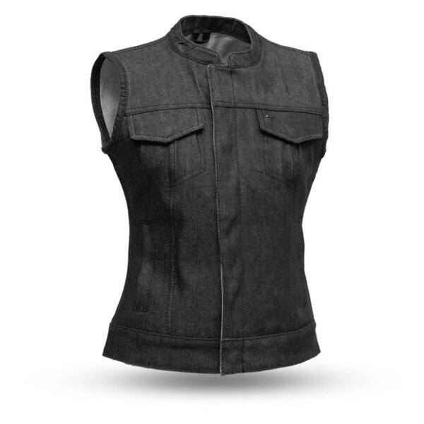 Women's Motorcycle Denim Vest