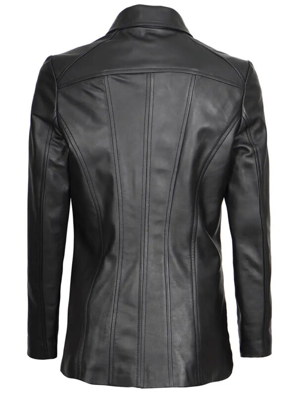Womens Marsha leather coat