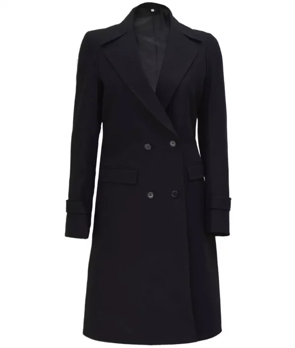 Stephany Women’s Black Wool Coat