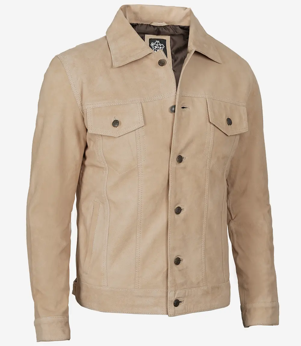 Suede Trucker Jacket