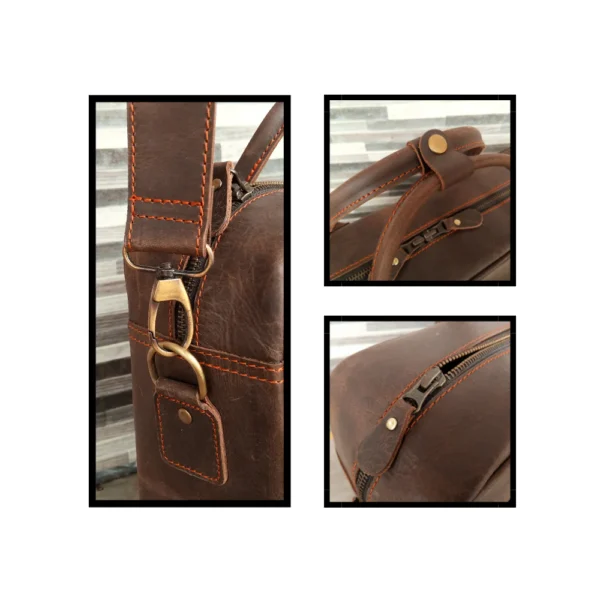 14-inch leather laptop case