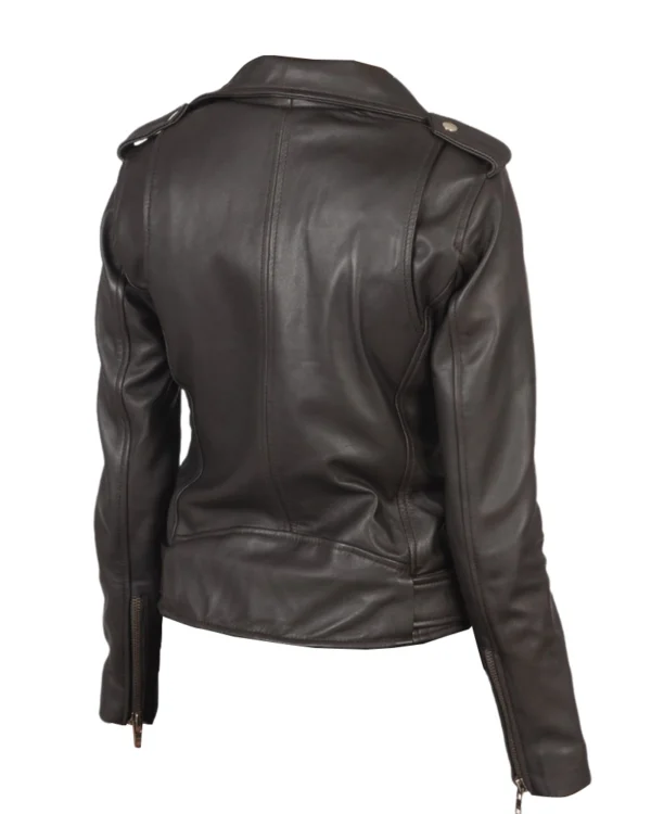 Alison brown motorcycle jacket