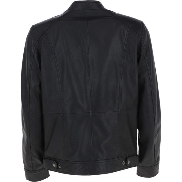 Black Leather Jacket for Men Biker Design