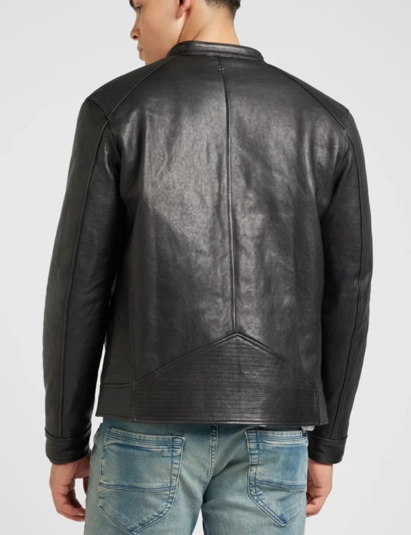 Black biker jacket
