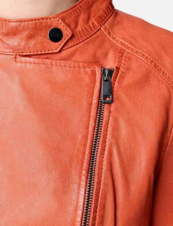 Bold leather fashion