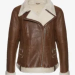 Bronze Brown Sheepskin Shearling Jacket