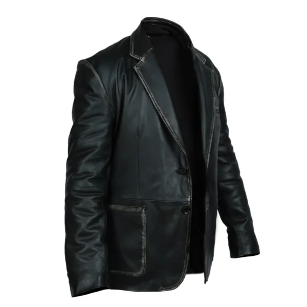 Button style mens blazer