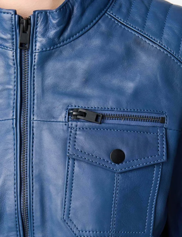 Cafe racer biker jacket