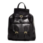 Premium Smooth Leather Tumbled Backpack