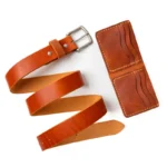 Matching Belt & Wallet Bundle – English Tan